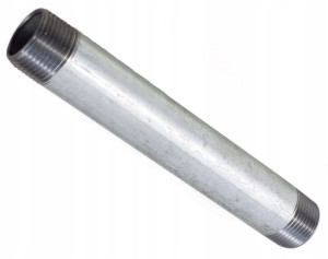 Króciec Sztucer Rura Ocynk 2 Gwinty 3/4cala 150mm