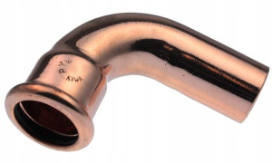 Kolano Łuk 1 Kielichowe 90° Do Miedzi 15mm Zacisk