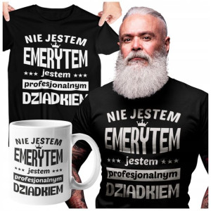 Koszulka Dla Dziadka Z Kubkiem Prezent Na Święta