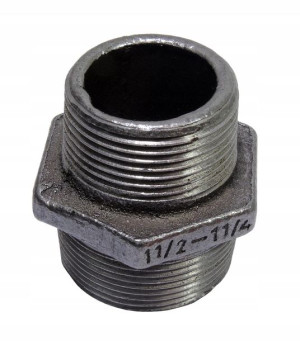 Redukcja Nyplowa Złączka Stal Czarna 1 1/2 X 1 1/4