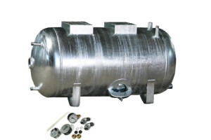 Hydrofor Ocynkowany Poziomy Wimest 200l+osp.
