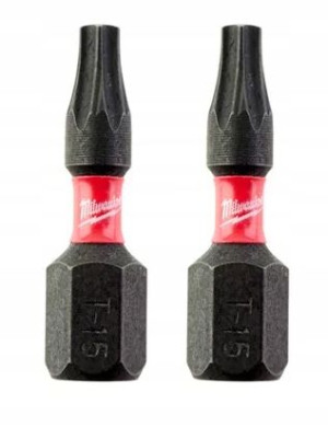 Bit Udarowy Shockwave Tx15 25mm 2 Sztuki