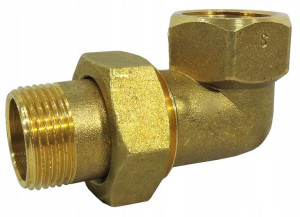 Śrubunek Mosiężny 1/2" Kątowy Dn15