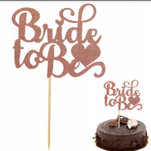 Topper Toper Na Tort Urodziny Napisem Bride To Be