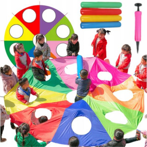 Chusta Animacyjna Z Otworami 3m + Balony Z Pompką