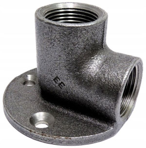 Stal Czarna Kolano Naścienne 3/4''