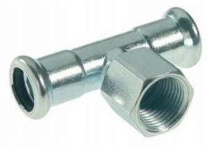 Trójnik Gw Kan-therm Steel 18 X 1/2'' X 18