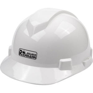 Kask Ochronny Biały Hdpe, 4-punkt. Mocowanie, Ce