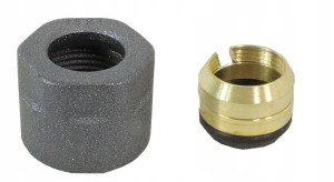 Złączka Adapter Miedź 3/4x15x1 Grafit Struktura