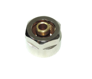 Złączka Zaciskowa Rozdzielacza 20x3/4 Euro Nikiel