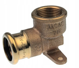 Kolano Z Łapami Do Miedzi 15 Mm X 1/2'' Zacisk