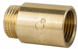 Przedłużka Mosiężna 3/4 Cala 40mm