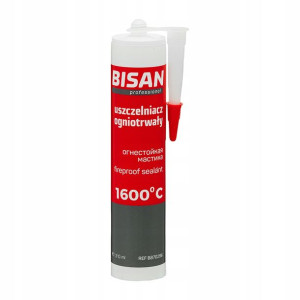 Uszczelniacz Ogniotrwały 310ml Bisan Do 1600c