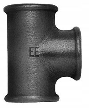 Trójnik Redukcyjny 2'' X 1 1/2'' Stal Czarna