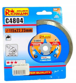 Tarcza Diamentowa Pełna 115 Mm 22,23 Mm