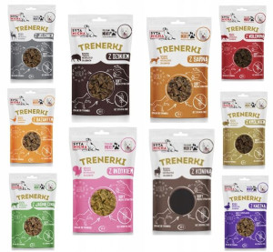 SYTA MICHA Trenerki psa MIX SMAKÓW 10x 80g ZESTAW