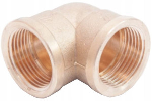 Kolano Mosiężne Mufowe 5/4" Cala Ww Dn32