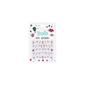 Naklejki na paznokcie dla dzieci Snails - Flamingos