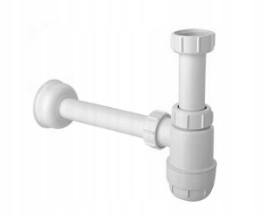 Syfon Umywalkowy Butelkowy Niski 1 1/4'' 40mm