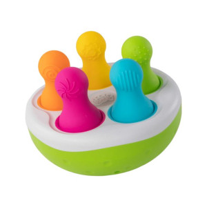 Sorter Kolorowe Wańki Wstańki SpinnyPins Fat Brain Toy