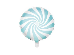 Balon foliowy Cukierek jasny niebieski 45cm