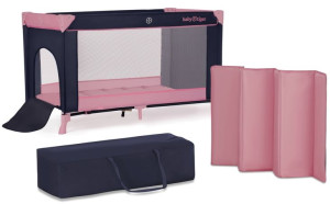 Baby Tiger Viki łóżeczko turystyczne Pink & Navy