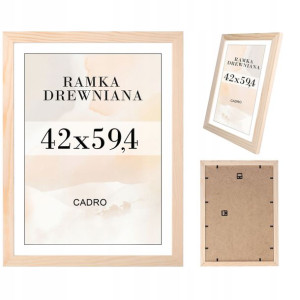 Ramka A2 ramki na zdjęcia 42x59,4 sosnowa surowa