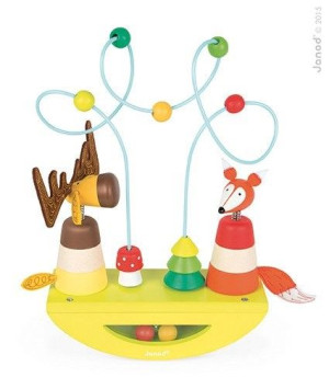 Platforma edukacyjna Łoś i lisek Baby Forest, Janod