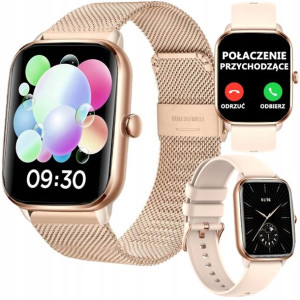 Smartwatch Zegarek Damski Polskie Menu Sms Puls