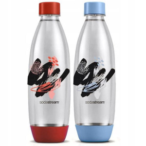 Butelki Sodastream Fuse Brush Design Dwupak 1l