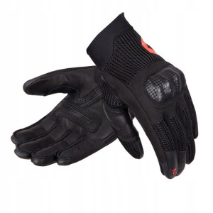 Rękawice Skórzane Rebelhorn Gap Iii Black/red L
