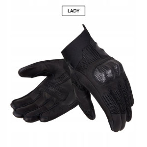 Rękawice Skórzane Rebelhorn Gap Iii Lady Black Ds