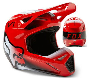 Kask Fox V1 Toxsyk Fluo Red M