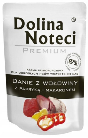 Dolina Noteci Danie z Wołowina papryka mak 100g