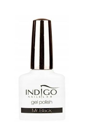 Indigo Lakier Hybrydowy Kolor Mr. Black 7ml
