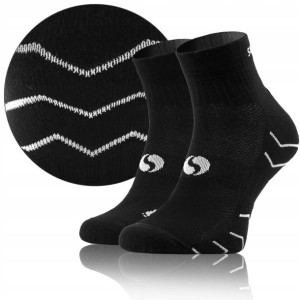Sportowe Skarpety SESTO SENSO P1128 Czarny 39/42