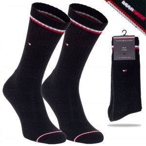 Tommy Hilfiger Skarpety 2 Pak 1096 Czarne 47-49