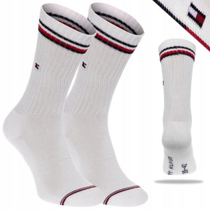 Tommy Hilfiger Skarpety 2 Pak 1096 Białe 43-46