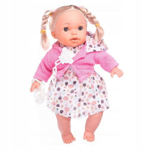 Miękka Lalka Baby Mówiąca Ubranko