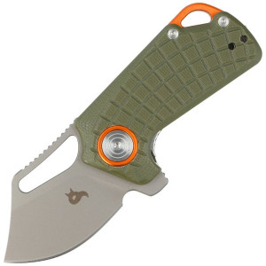 Nóż BlackFox Puck OD Green G10, Sand Blasted D2 by Grigorii Matveev (BF-761
