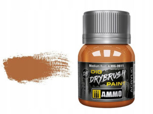 Farba akrylowa Medium rust drybrush A.MIG0611 AMMO