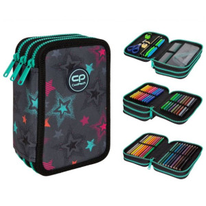 Coolpack Piórnik Trzykomorowy Wyposażony Gwiazdki