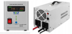 Przetwornica z zasilaczem 1000W 12V 230V SINUSPRO