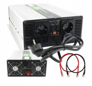 Przetwornica z ładowarką 3000W CZYSTY SINUS 12v