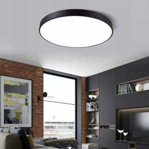 Lampa Led Plafon 60x60cm +pilot 60w Czarna