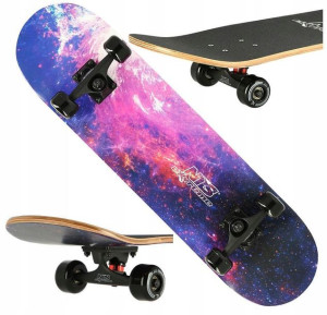 NILS Deskorolka Deska Klasyczna Drewniana Skateboard