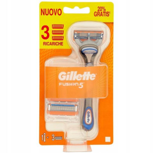 Maszynka do golenia Gillette Fusion5 rączka + 3 wkłady oryginał