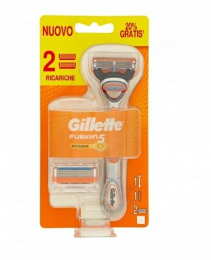 Maszynka do golenia Gillette Fusion5 POWER rączka + 2 wkłady oryginał