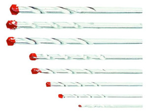 Wiertła Do Betonu 3-10mm Komplet 8 Sztuk