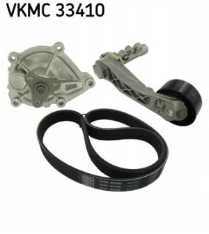 SKF VKMC 33410 Pompa wodna + zestaw paska klinoweg